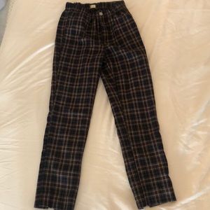 Plaid brandy Melville pants